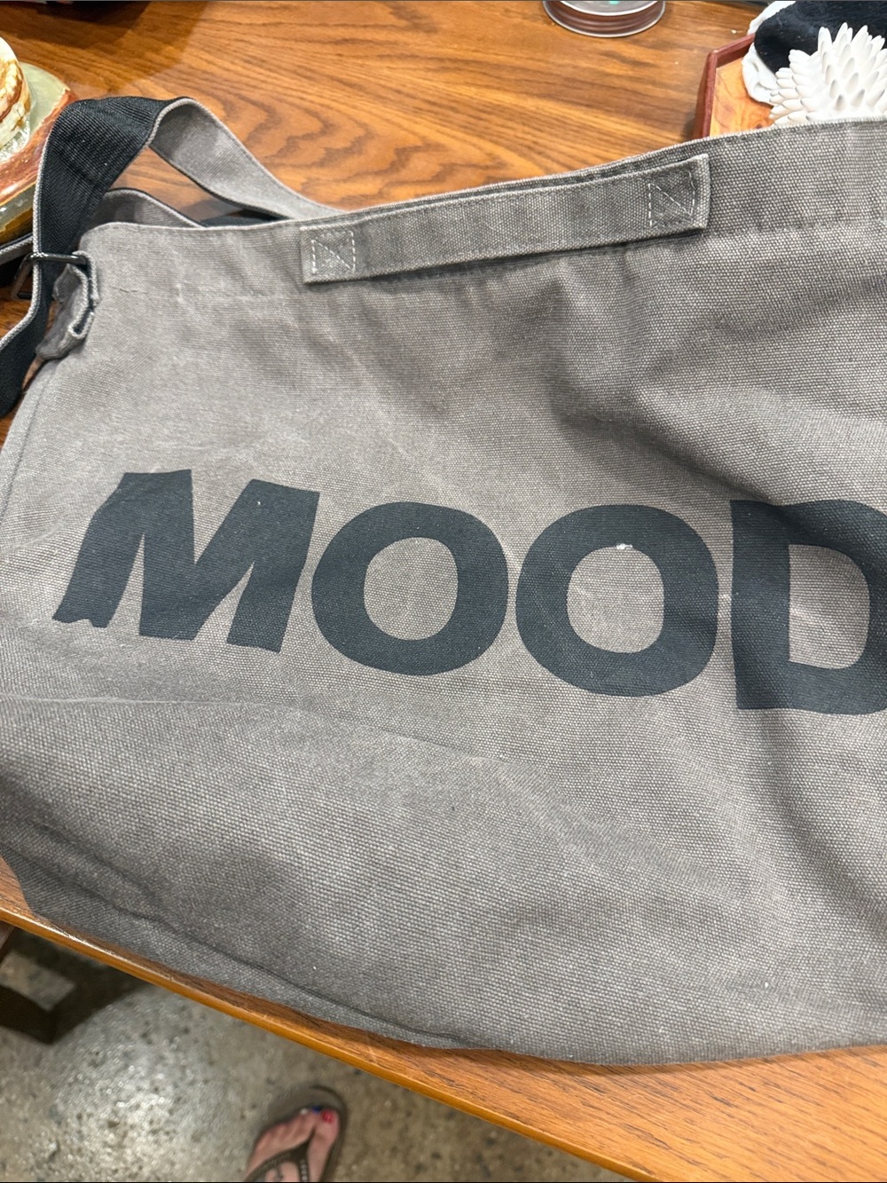 MOOD Canvas Duffel Bag - Gray